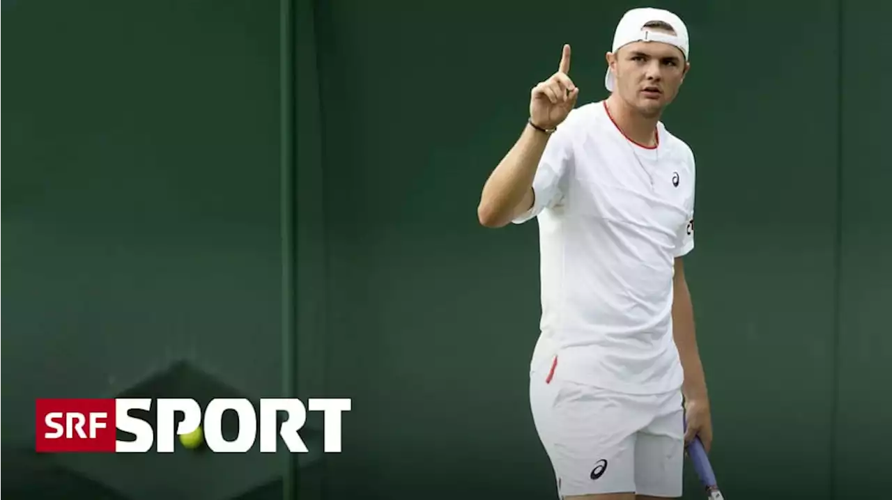 Sieg über Popyrin - Starke Aufholjagd im 5. Satz: Stricker siegt bei Wimbledon-Debüt