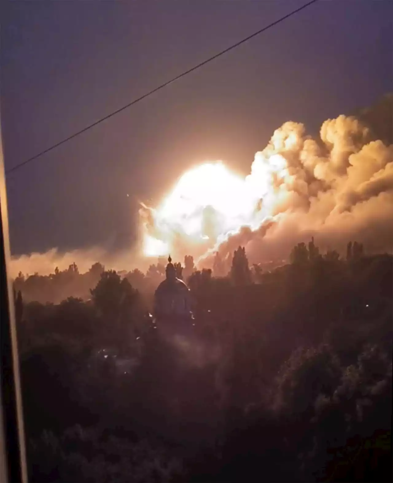 Russian ammo dump explodes in fireball after Ukraine strike with 'US missiles'