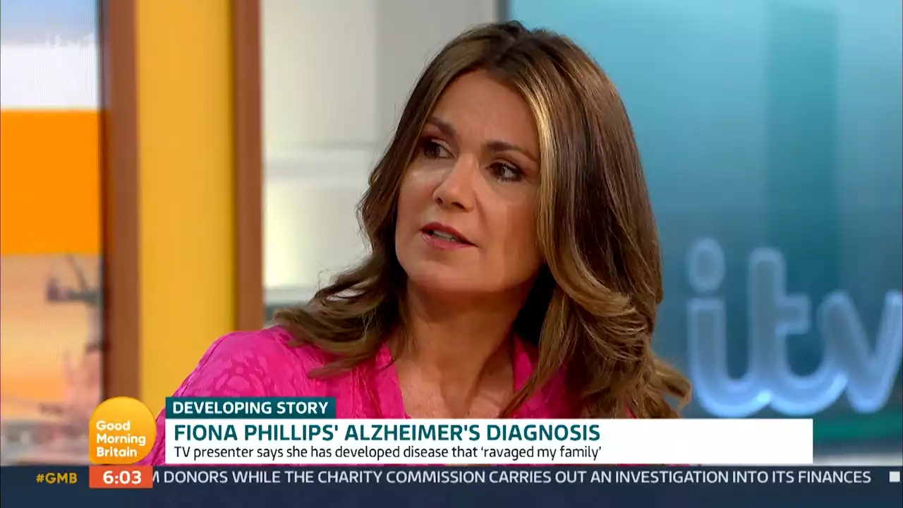 Susanna Reid and Lorraine Kelly sends support to Fiona Phillips