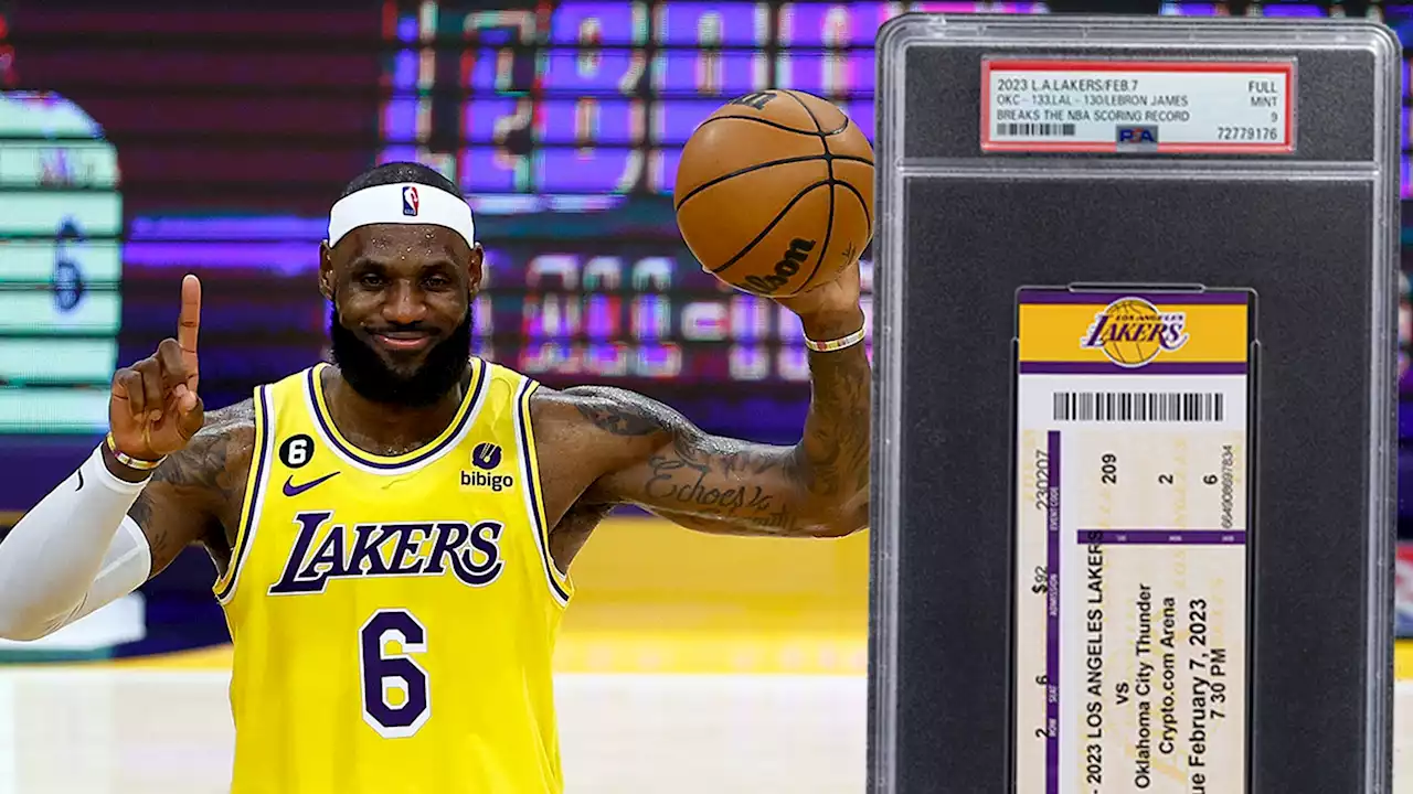 LeBron James Scoring Record Game Ticket Expected To Fetch Thousands At Auction