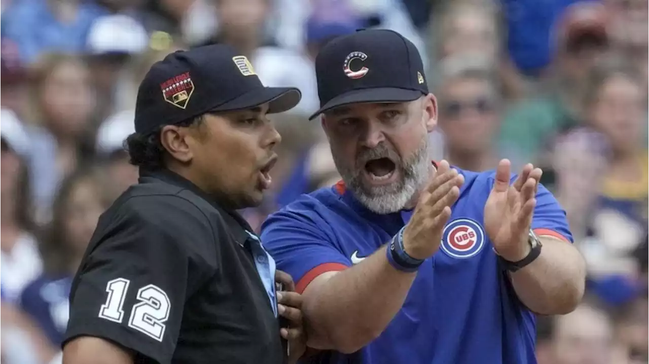 Chicago Cubs manager David Ross rips umpire and criticizes decision to close roof in Milwaukee | TSN