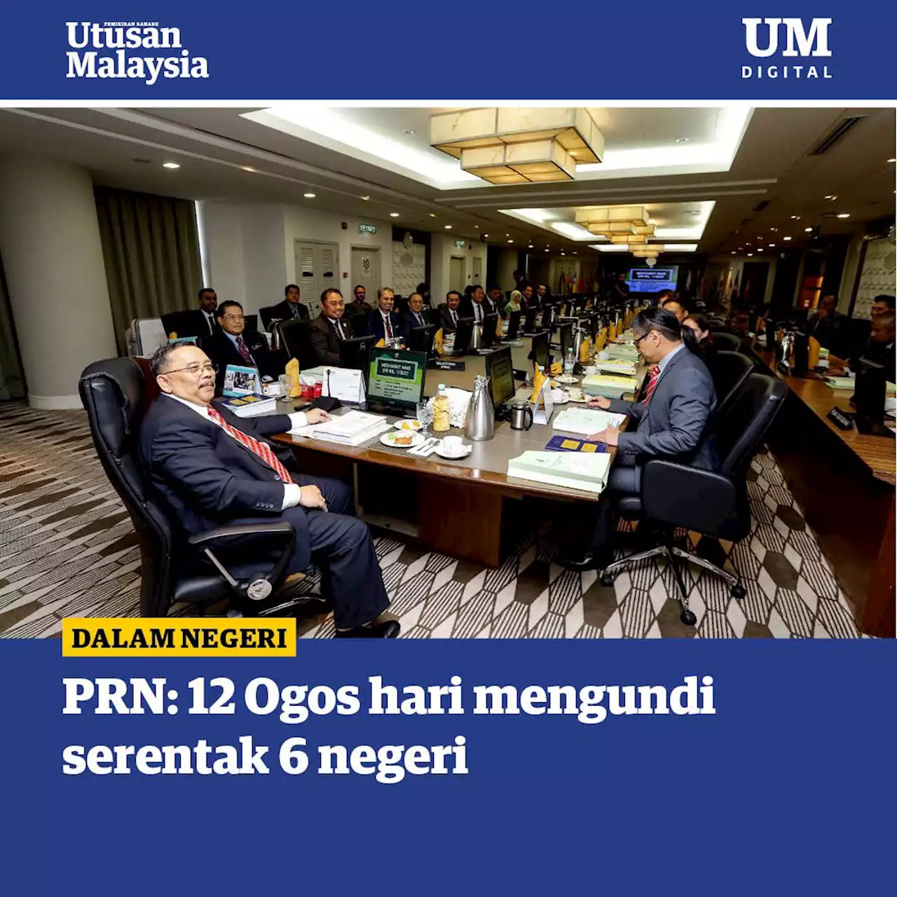 PRN: 12 Ogos hari mengundi serentak 6 negeri