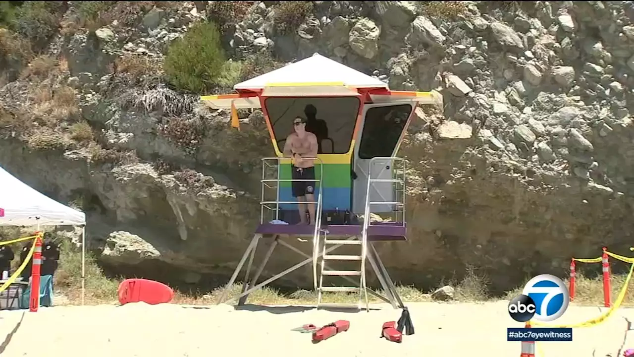 Laguna Beach installs OC's 1st Pride-themed lifeguard tower