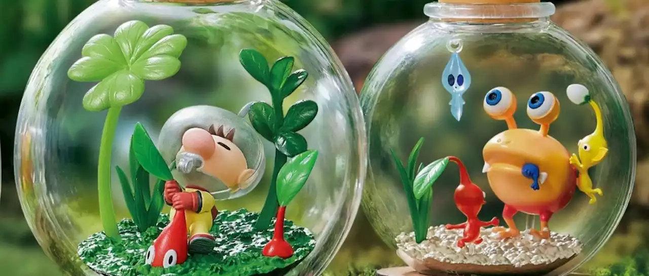 Anuncian colección de terrarios de Pikmin | Atomix