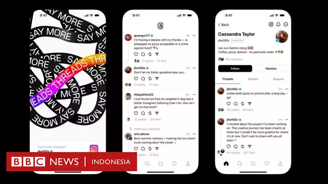 Threads: Instagram luncurkan aplikasi untuk menyaingi Twitter - BBC News Indonesia