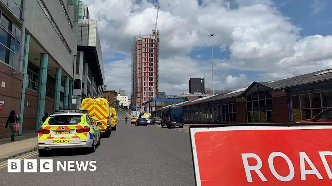 Sheffield: Man threw metal nuts at police from top of crane - court