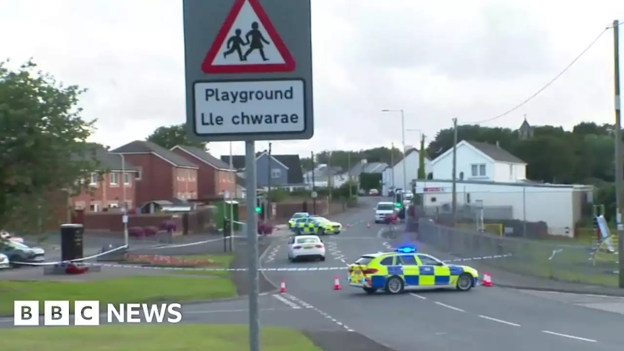 Llanharry: Boy, 10, injured in crash near playground