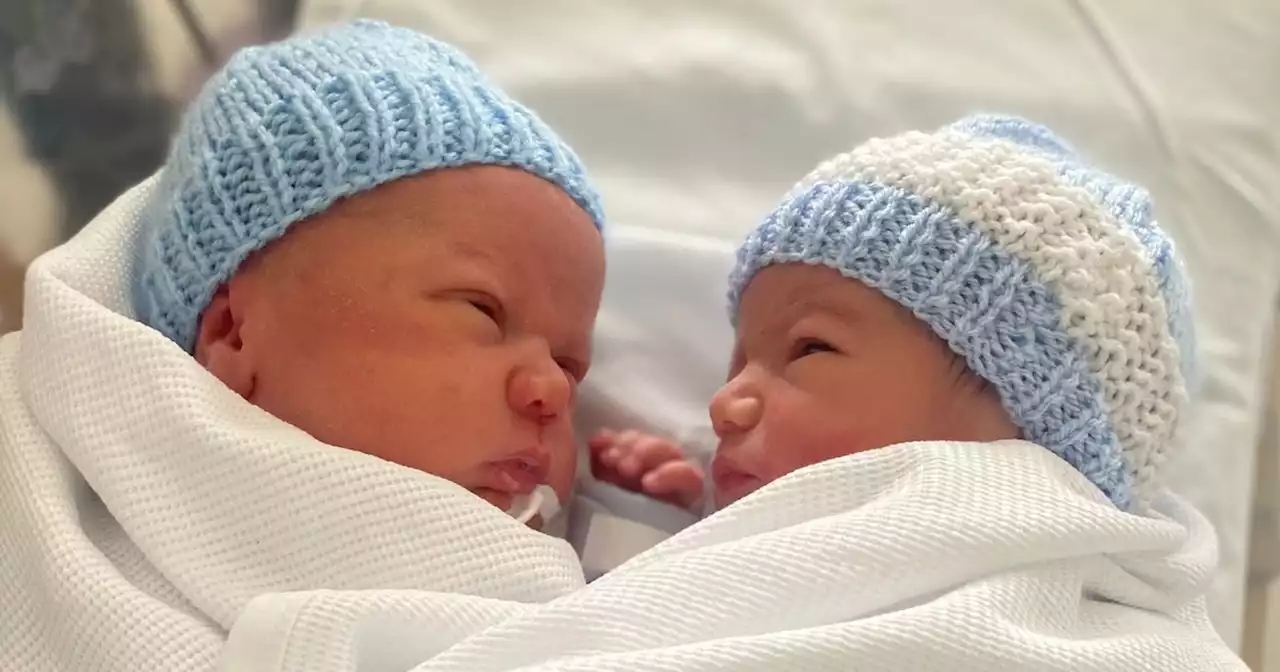 Fourth set of twins born at Ulster Hospital during NHS 75th birthday