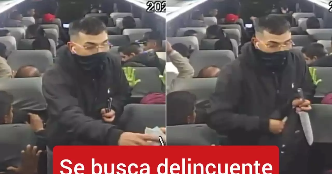 Ayude a identificar a estos delincuentes: atracaron a pasajeros de bus en Bogotá