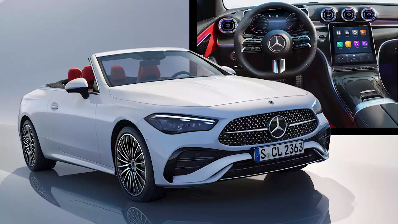 2024 Mercedes-Benz CLE Cabriolet Shows More Of Its Topless Silhouette | Carscoops