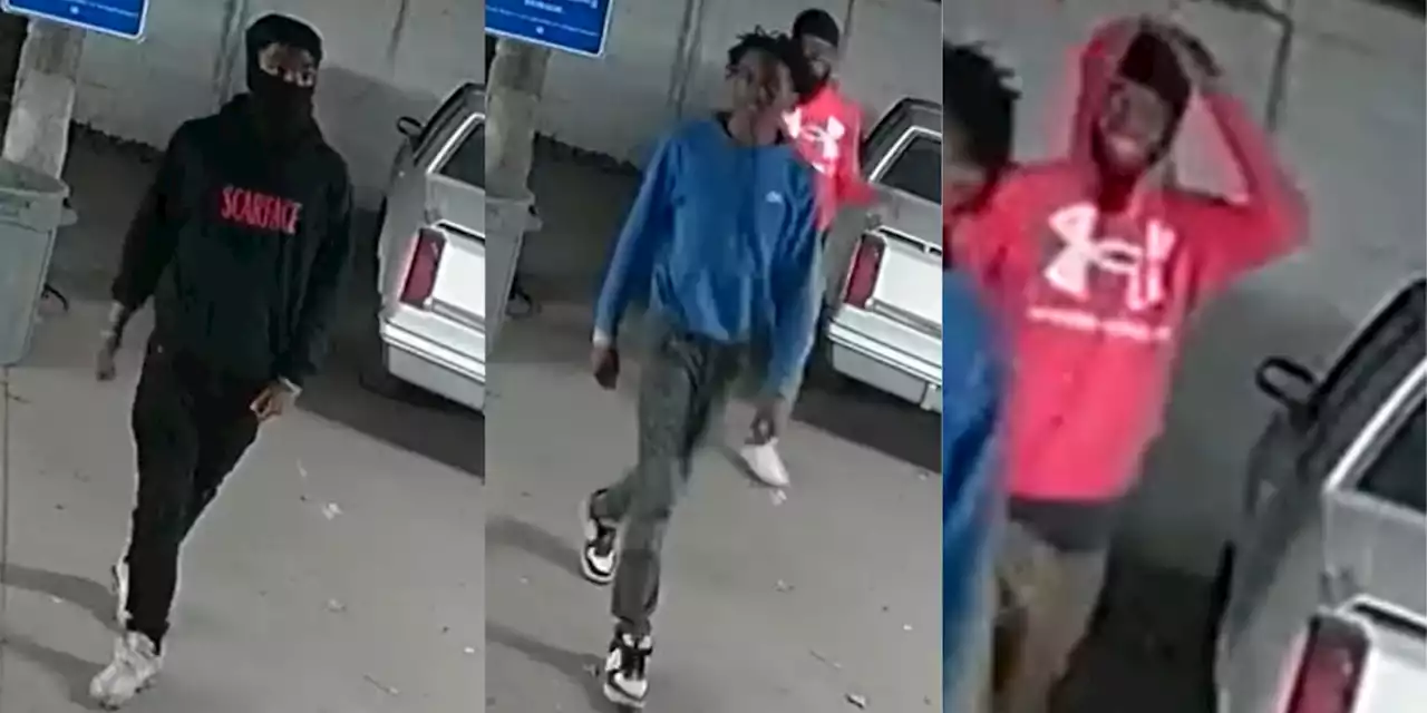 Trio wanted for stealing car from Euclid parking garage, police say