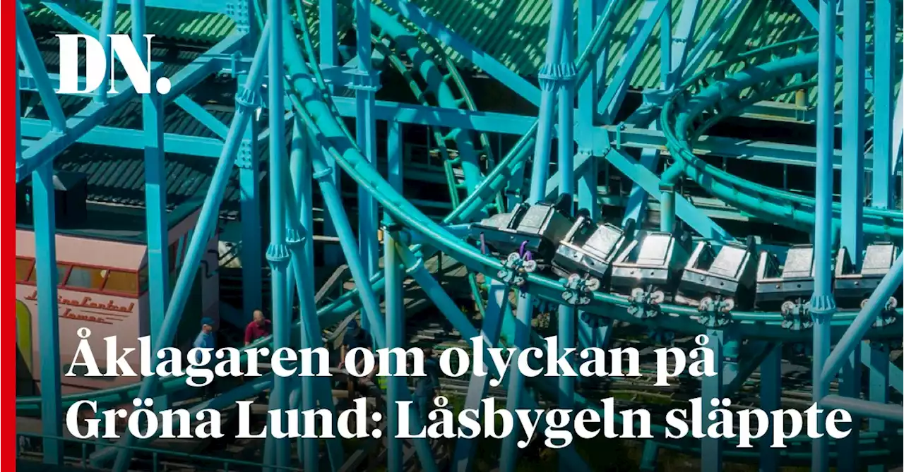 Åklagaren om olyckan på Gröna Lund: Låsbygeln släppte