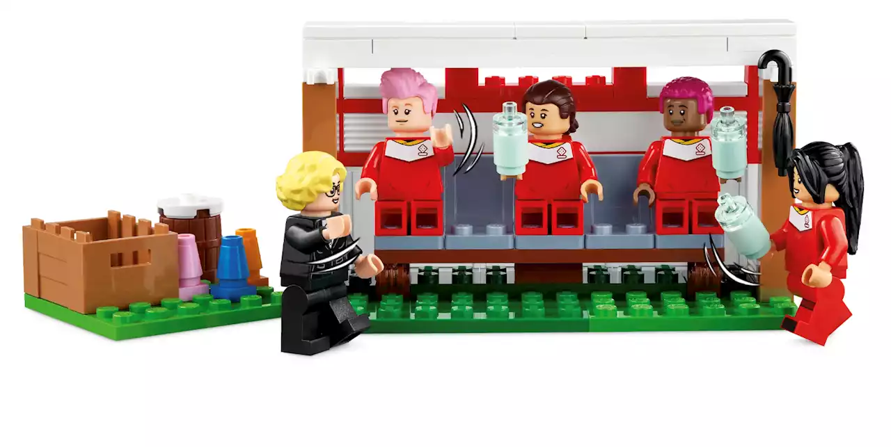 LEGO unveils Icons of Play football set with stadium and real players