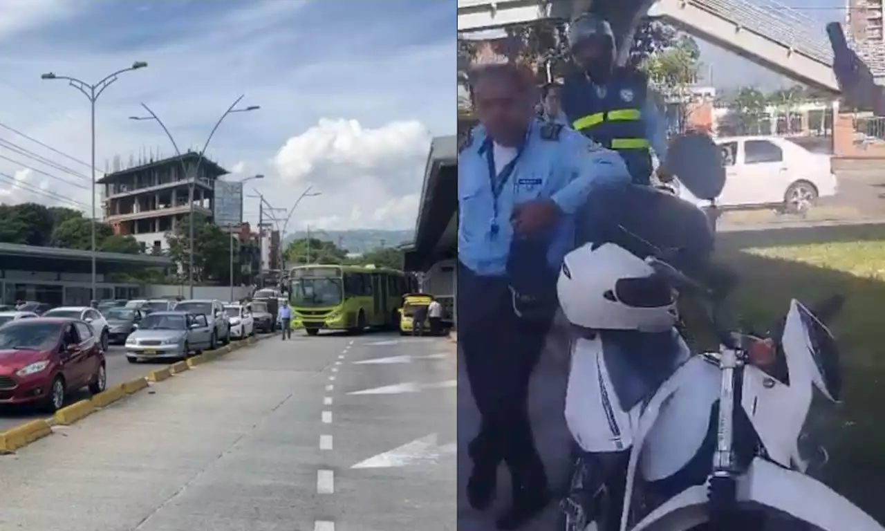 Así fue el trágico momento por accidente de motociclista en Bucaramanga: 'Qué dolor'