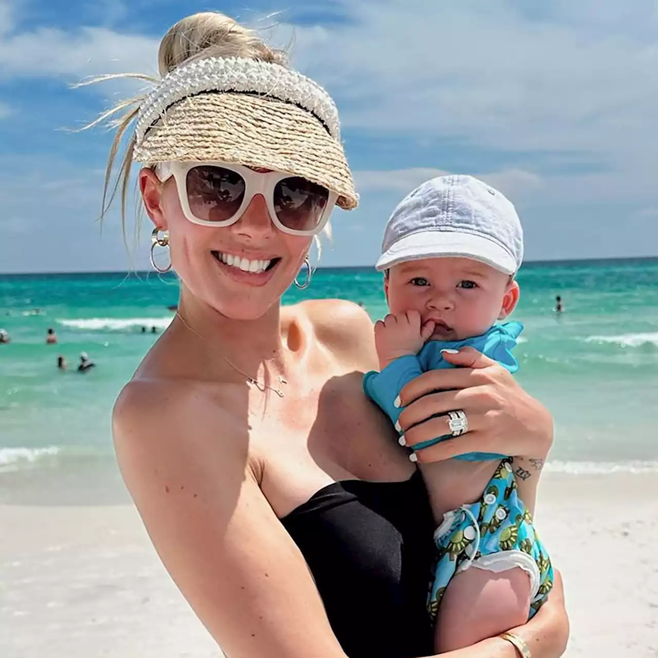 Heather Rae El Moussa Shares Her Breastfeeding Tip for Son Tristan on Commercial Flight - E! Online