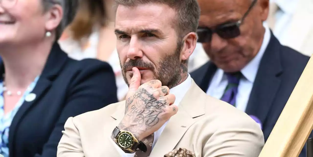 David Beckham Aces Wimbledon Attire (Again)