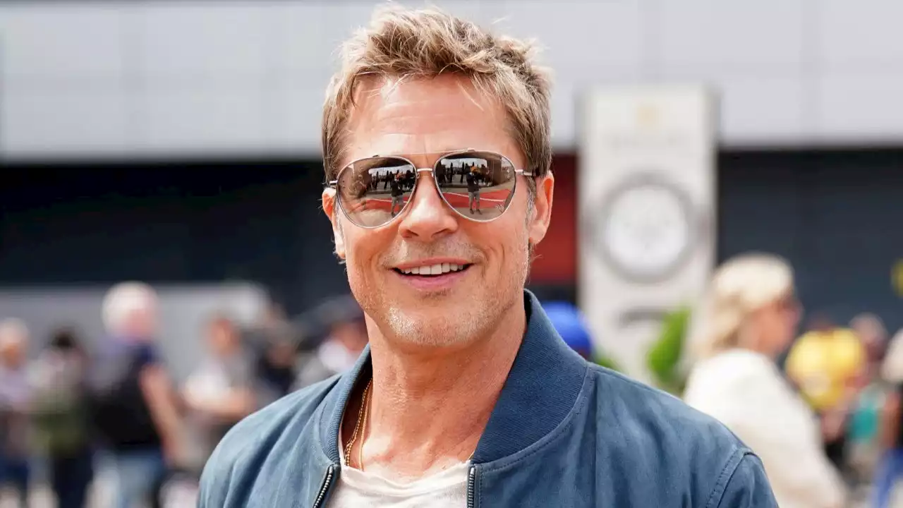 Brad Pitt, Damson Idris Film Formula One Movie at British Grand Prix