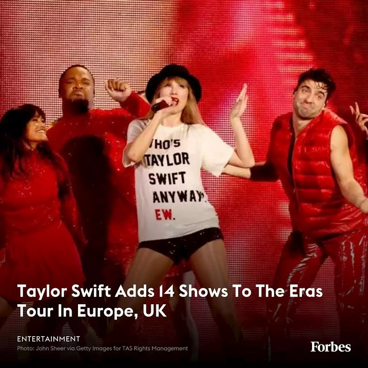 Taylor Swift Adds 14 Shows To The Eras Tour In Europe, UK