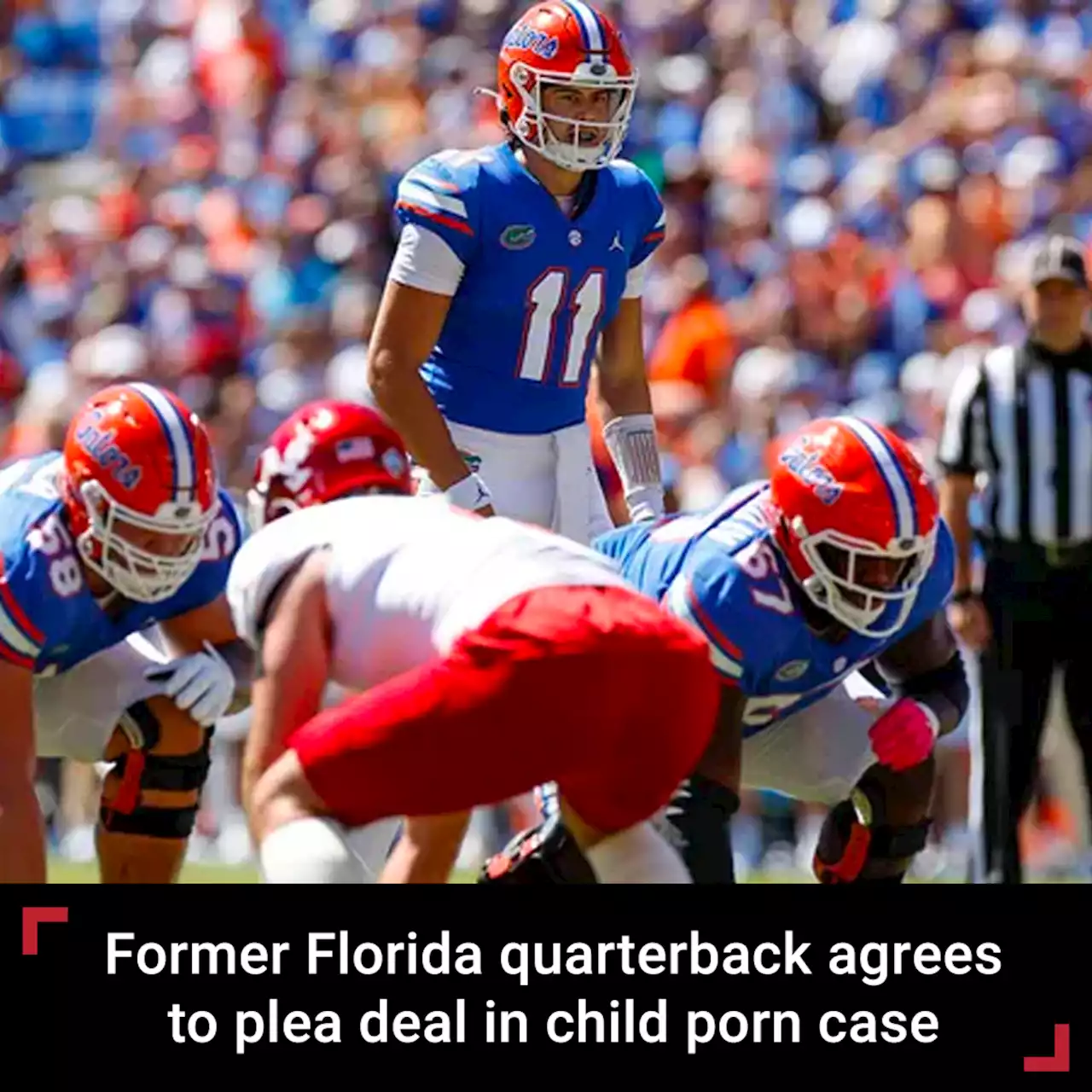 Former Florida quarterback Jalen Kitna agrees to plea deal in child pornography case