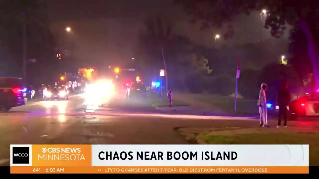 WATCH: Minneapolis' Boom Island explosion nearly takes out reporter