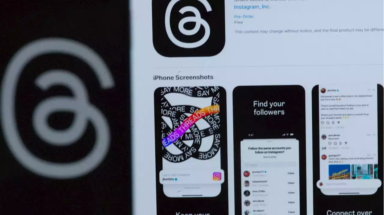 Quelques heures après son lancement, le nouveau réseau social Threads attire déjà des millions d'utilisateurs