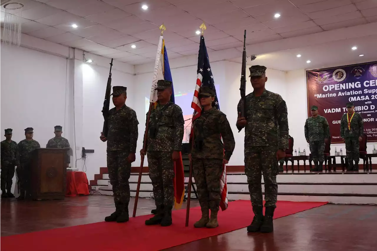 Philippine, US Marines open 2023 marine aviation support activity