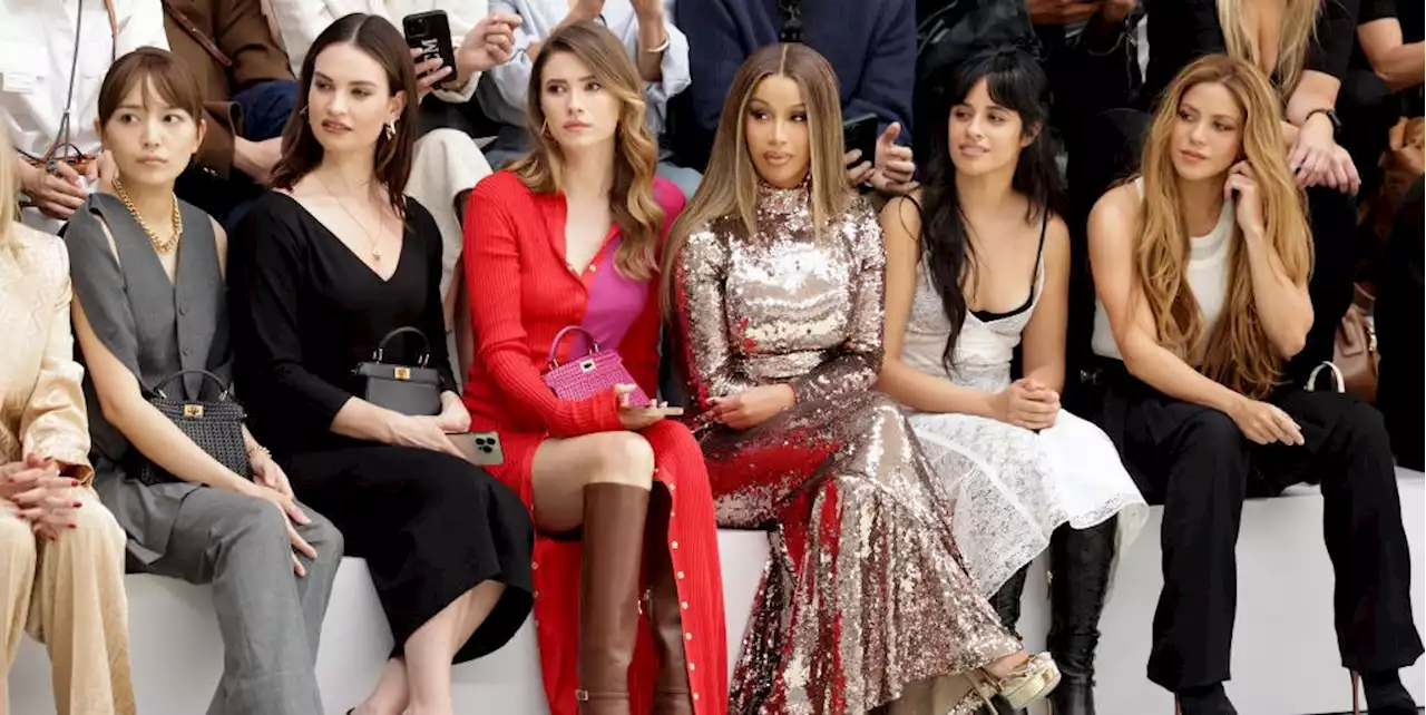 Fendi's Front Row Included Cardi B, Shakira, Lily James, and Camila Cabello