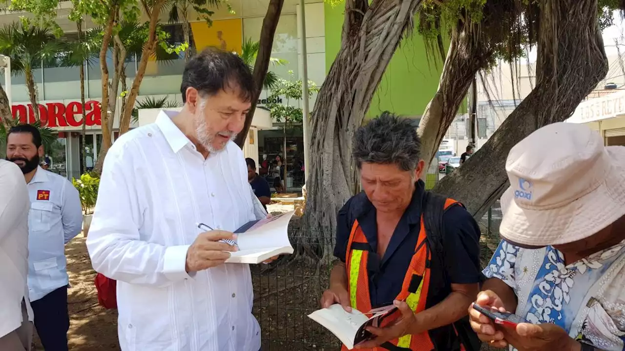 Fernández Noroña asegura 'no estaba en las encuestas y ahora estoy en tercer lugar'