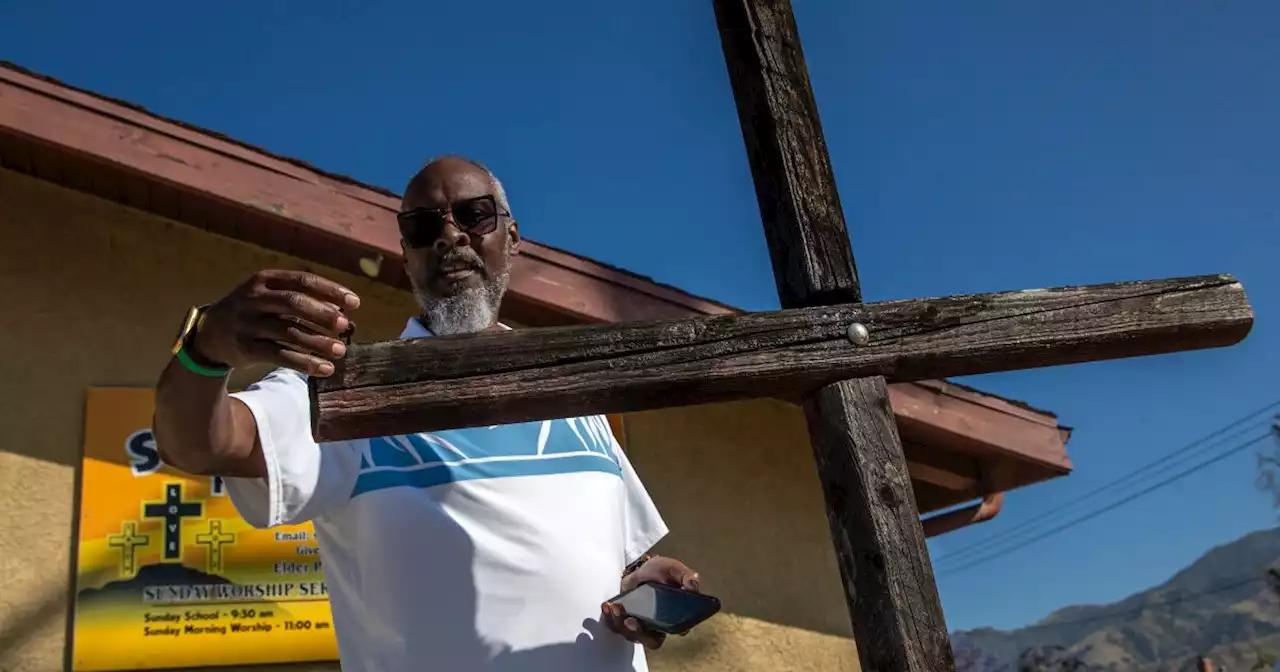 Crosses set on fire outside Sylmar church in possible hate crime