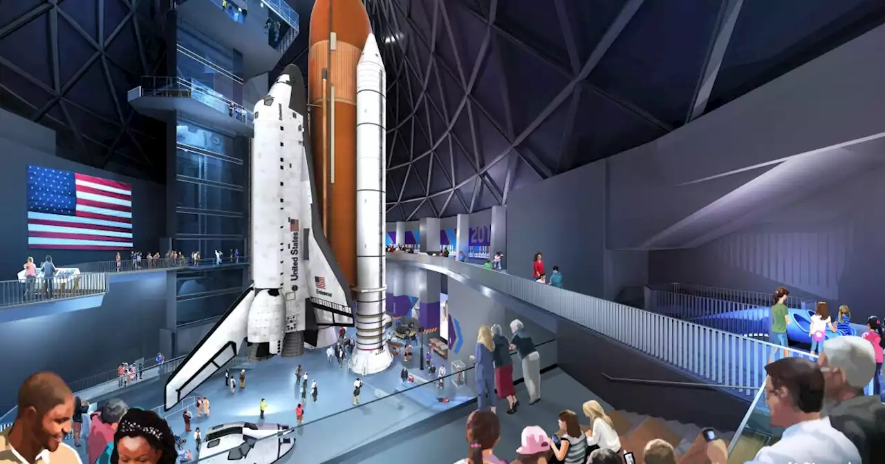 Space shuttle Endeavour preps for move to vertical landing in new museum