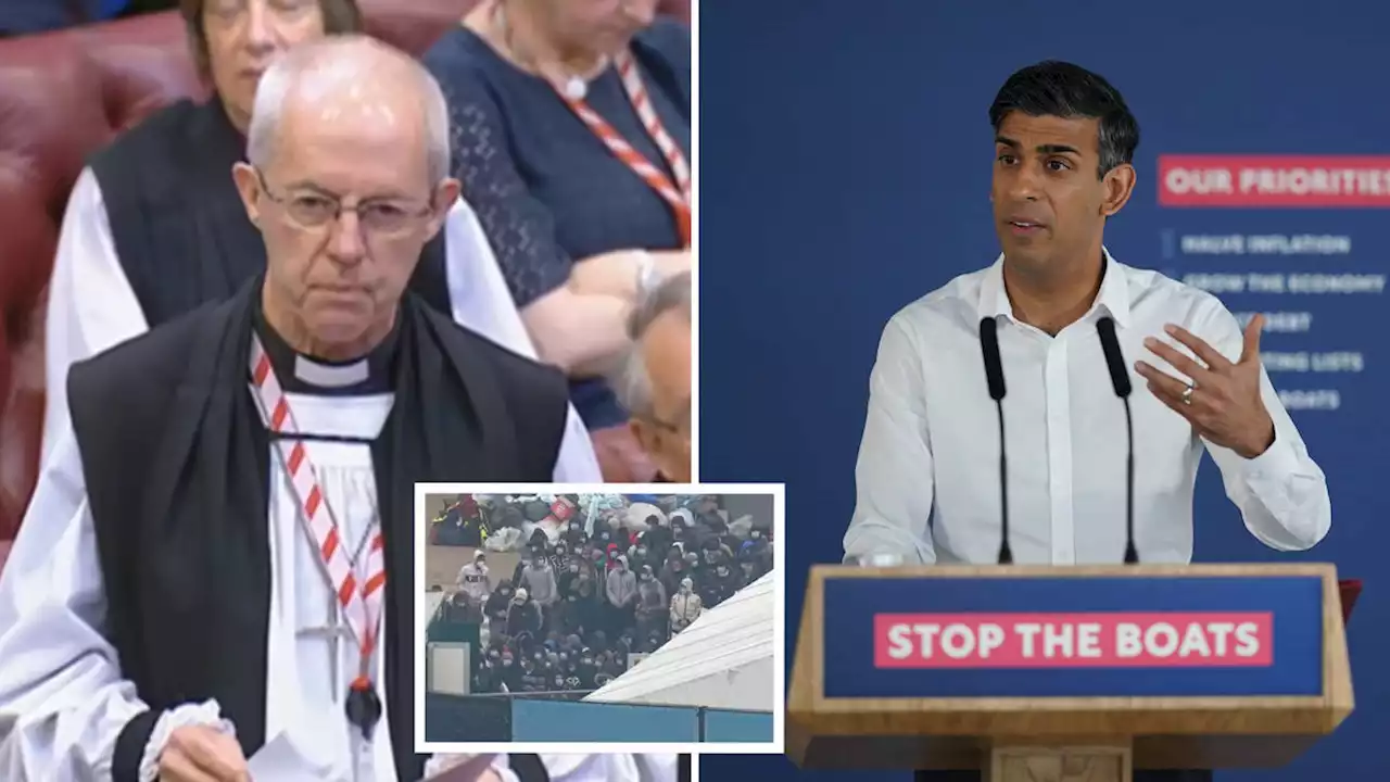 Archbishop of Canterbury leads attack against Sunak's migrant bill