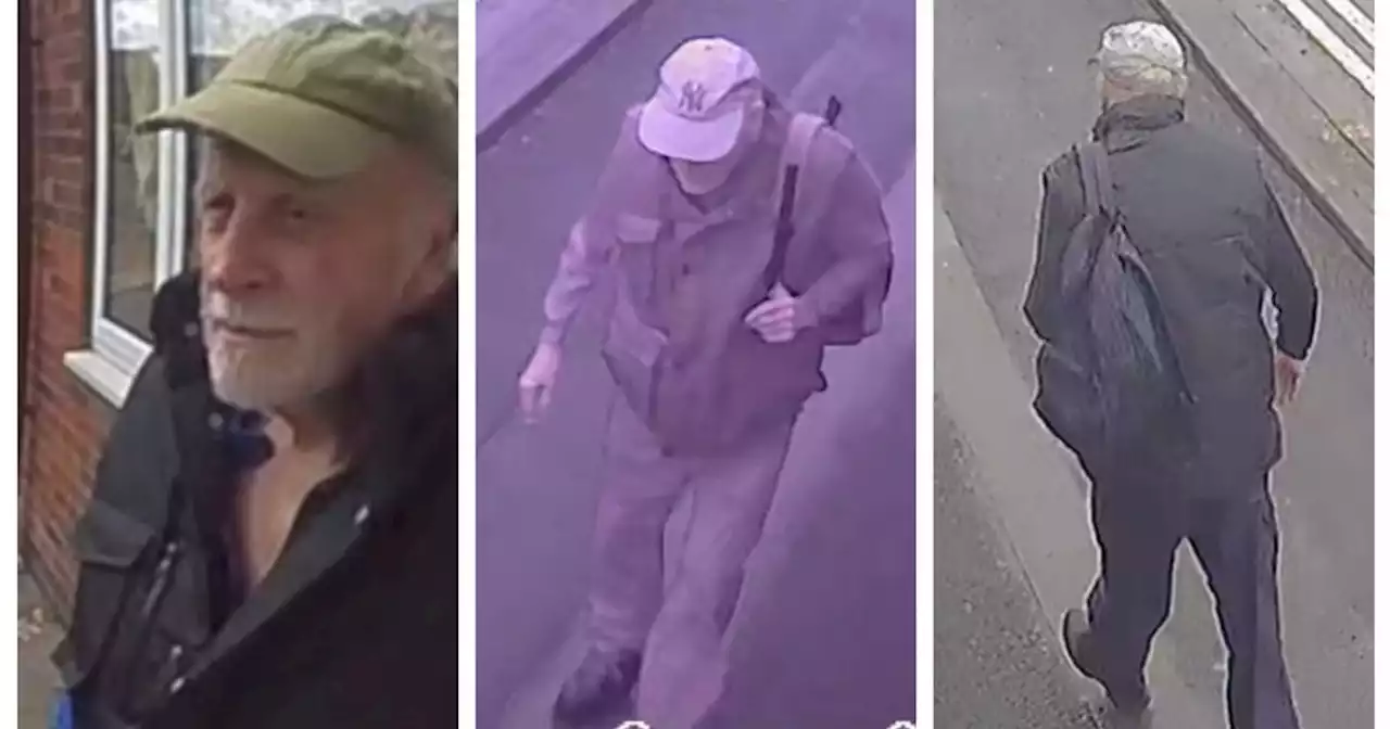 Call 999 if you see this man as police release CCTV images of missing pensioner