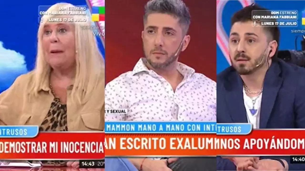 Fuerte cruce entre Jey Mammón, Laura Ubfal y Pampito en vivo