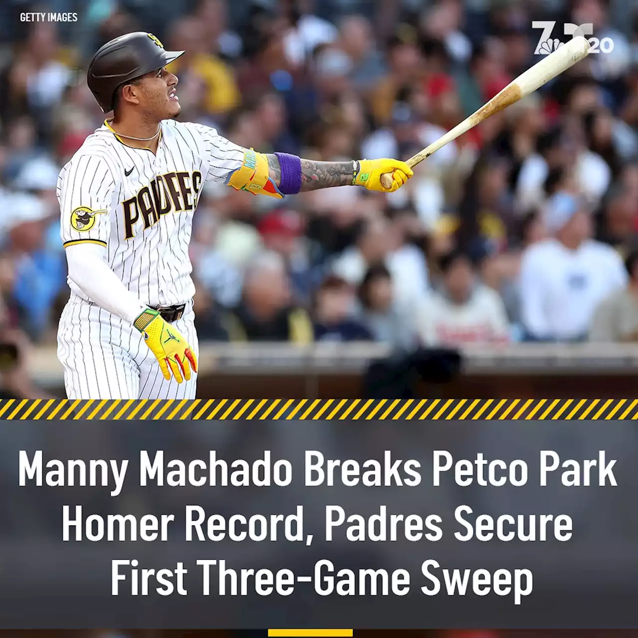 Manny Machado Breaks Petco Park Homer Record, Padres Secure First Three-Game Sweep