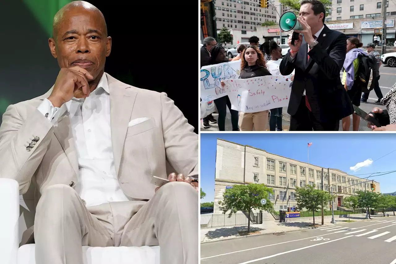 Mayor Eric Adams looks to house migrants in empty NYC public schools over the summer