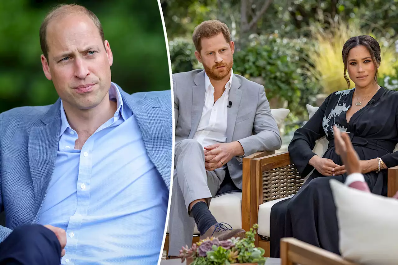 Prince William ‘couldn’t eat for a week’ before Harry, Meghan’s Oprah interview