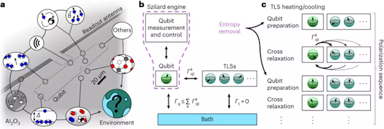 Two-level system hyperpolarization using a quantum Szilard engine - Nature Physics