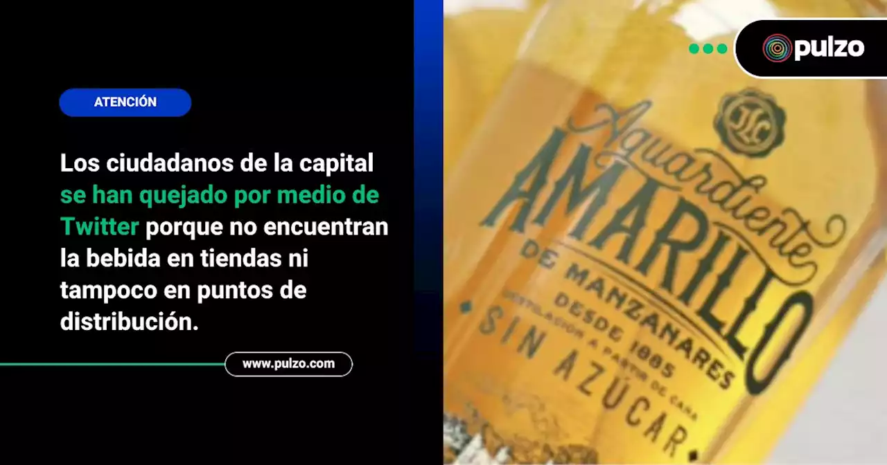 Está desapareciendo el aguardiente Amarillo en Bogotá: ¿por qué ya no se consigue fácil? - Pulzo