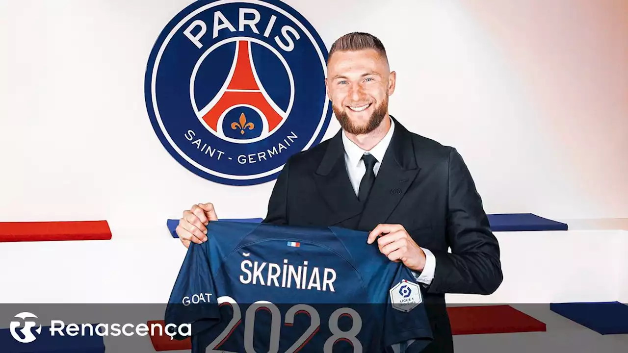 Skriniar é o sucessor de Ramos no centro da defesa do PSG - Renascença