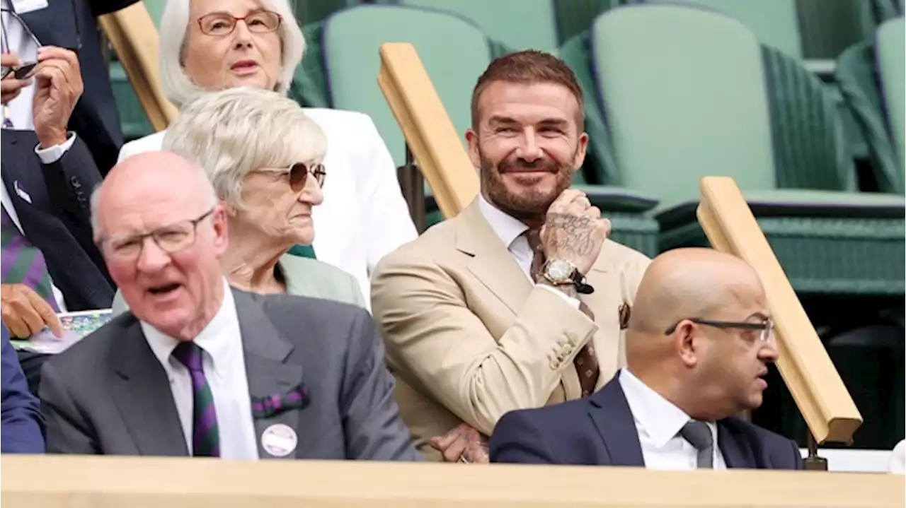 David Beckham Rocks a Gold Tudor to Wimbledon That’ll Cost You as Much as a Rolex