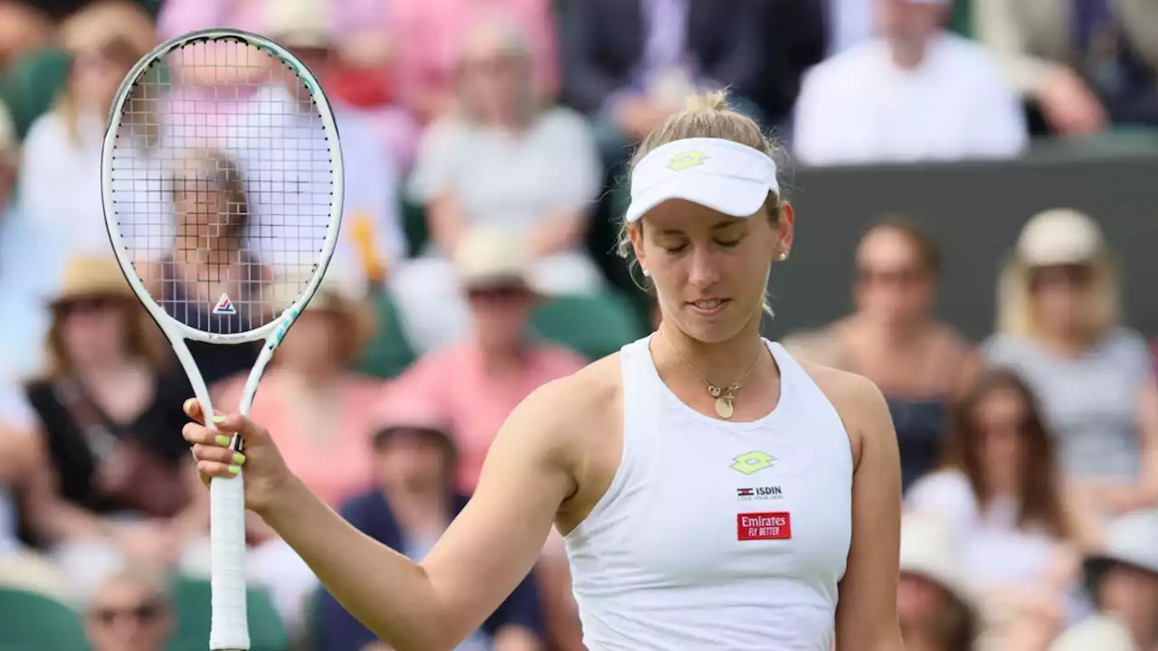 Coup dur pour Elise Mertens: la Belge quitte Wimbledon après un match au scénario improbable