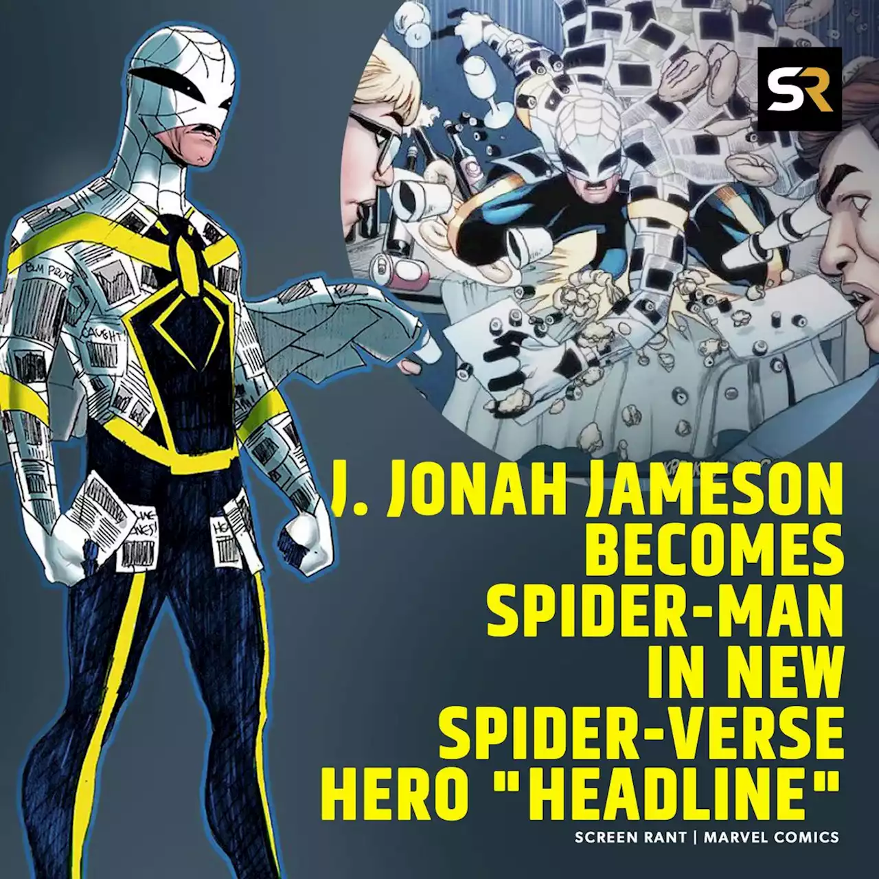 J. Jonah Jameson Becomes Spider-Man in New Spider-Verse Hero HEADLINE