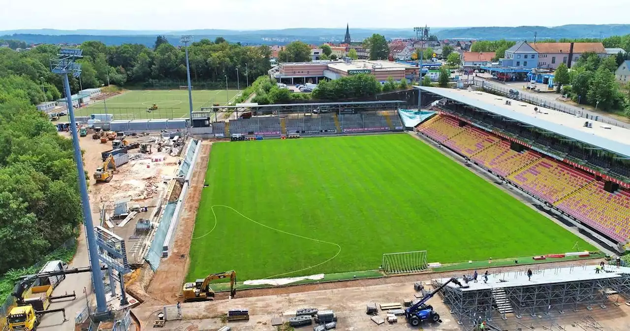 Endspurt der Bauarbeiten: Der Countdown läuft – schafft die SV Elversberg den Stadionumbau noch rechtzeitig?