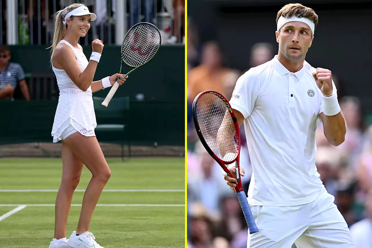 Liam Broady claims shock win over fourth seed at Wimbledon as Katie Boulter also triumphs