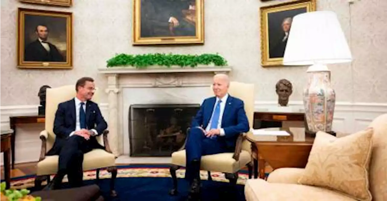 Biden tells Swedish PM ‘looking forward’ to NATO bid’s approval