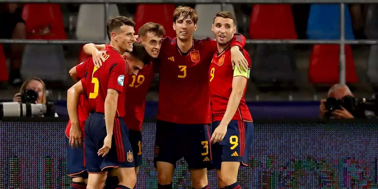 Europei U21: Spagna, manita all'Ucraina e finale contro l'Inghilterra