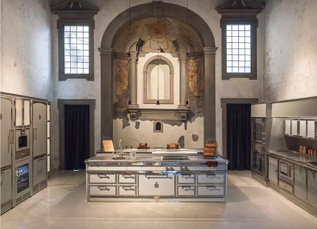 Officine Gullo’s new kitchen showroom in Florence is a renaissance chapel