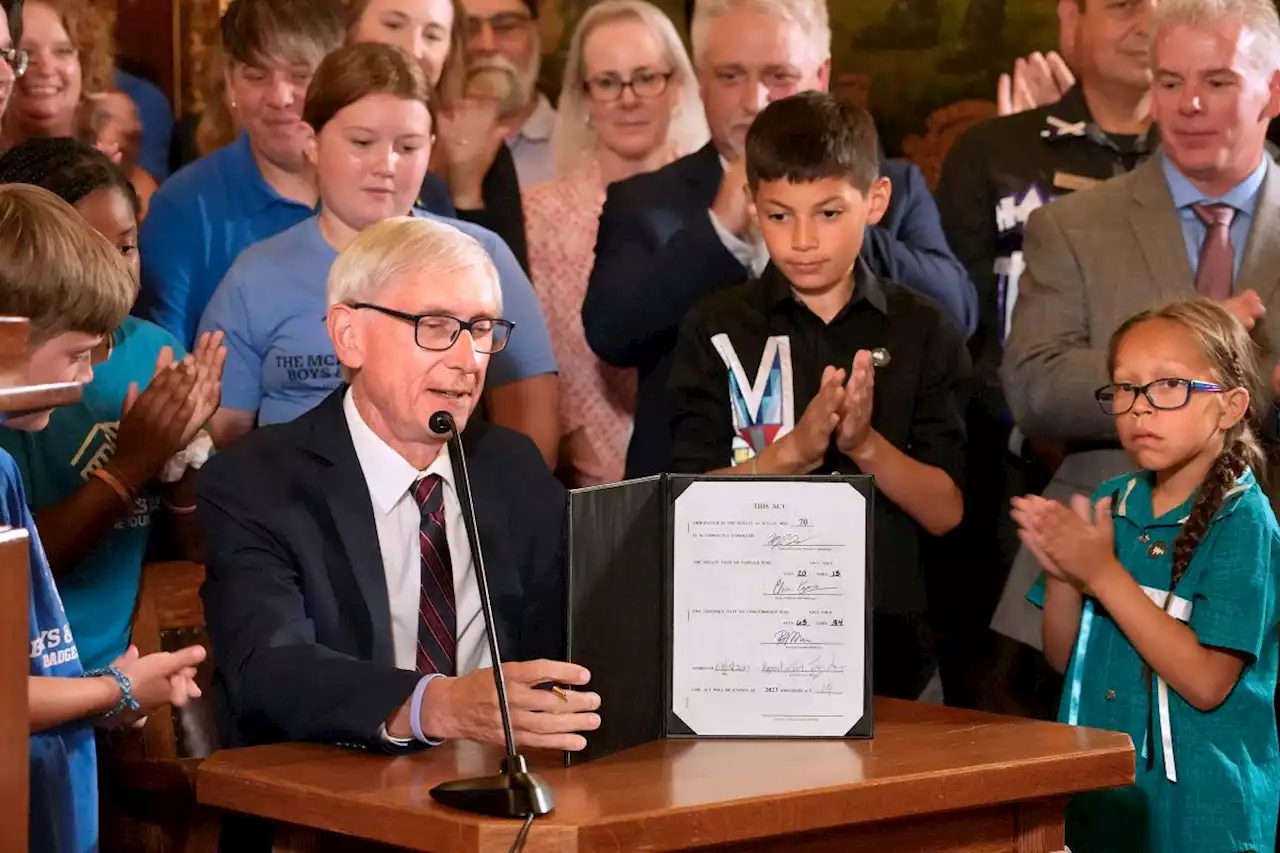 Tony Evers uses veto powers to extend annual increases for public schools for the next four centuries