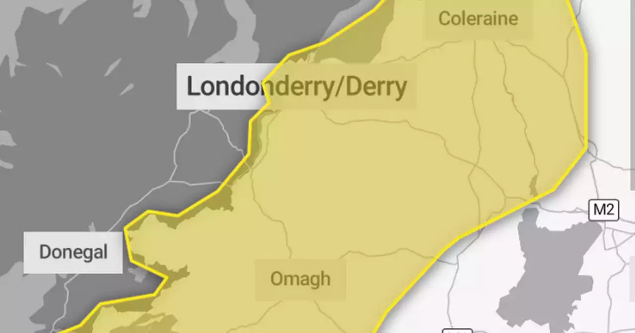 Met Office issue new weather warning for NI