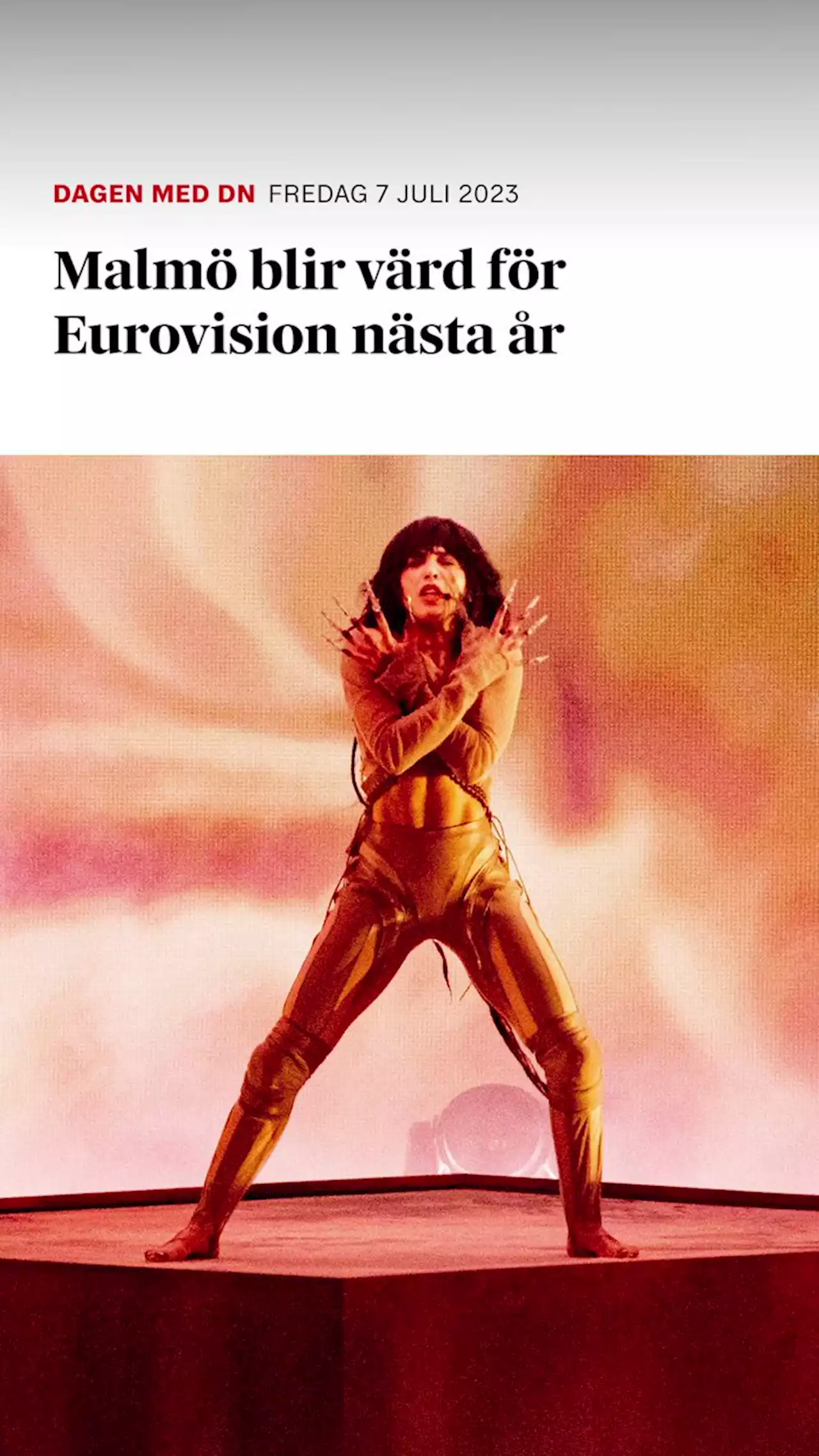 Malmö blir värd för Eurovision song contest nästa år